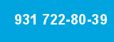 931 722-80-39 931 722-80-39